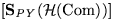 $[\mbox{\bf S}_{{\em PY}}({\cal H}({\rm Com}))]$