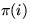 $\pi(i)$